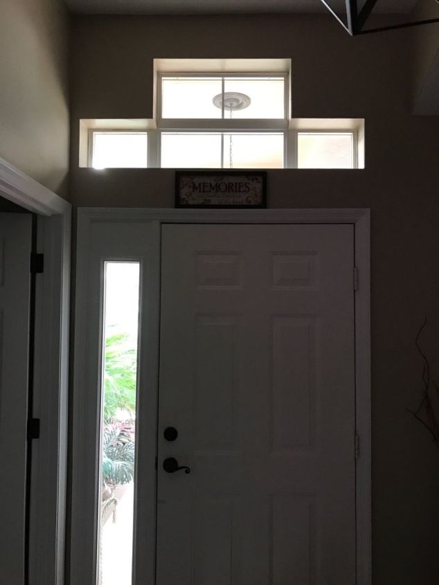 q how to mimic custom glass door inserts in a transom