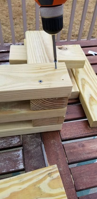 How To Build An Outdoor 2x4 Bench Diy Hometalk