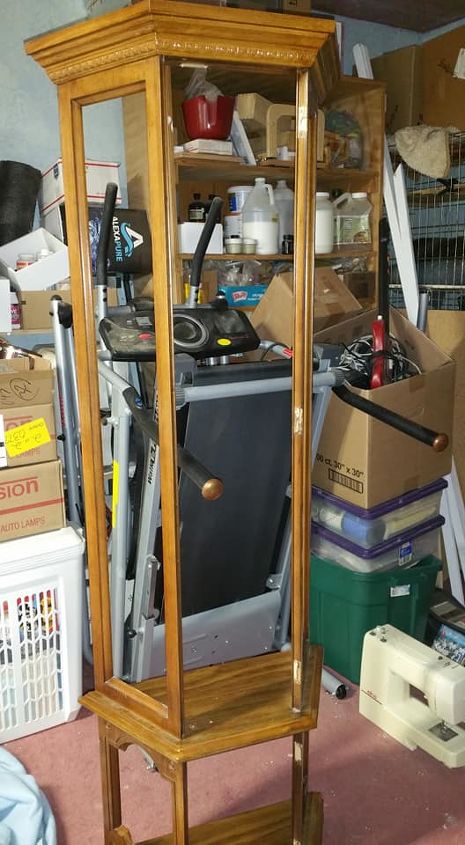 How To Makeover A Curio Cabinet Diy Hometalk