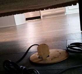 how can i hide a lamp cord under a sofa