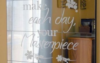 Dollar Store Etched Mirror