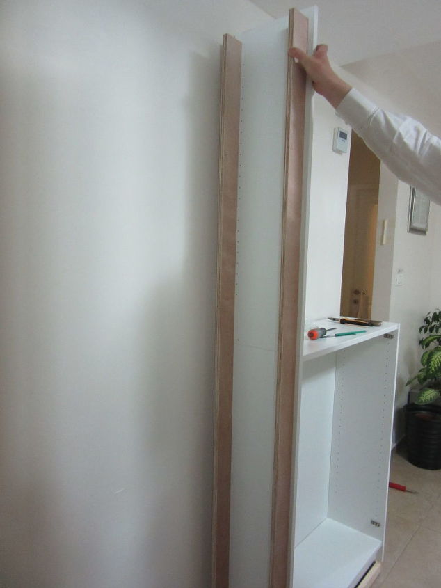 upgraded ikea billy bookcase