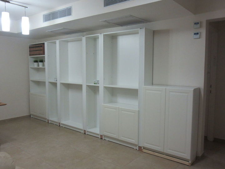 upgraded ikea billy bookcase