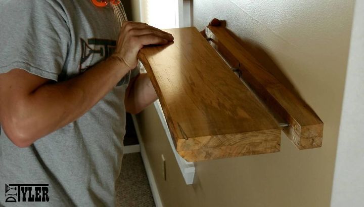 Storage With Diy Floating Shelves, How To Make Solid Wood Floating Shelves