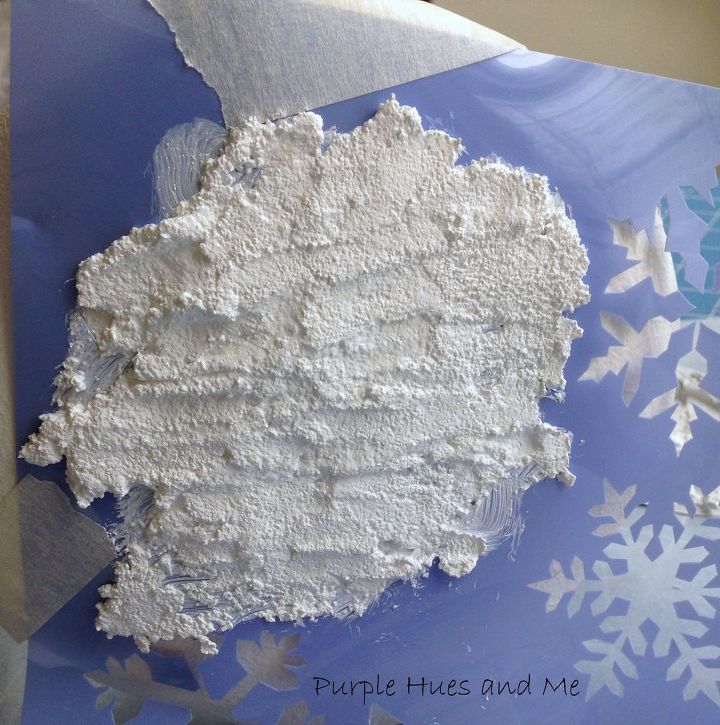 diy lighted decoupage winter scene