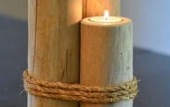 Rustic Candle Holders