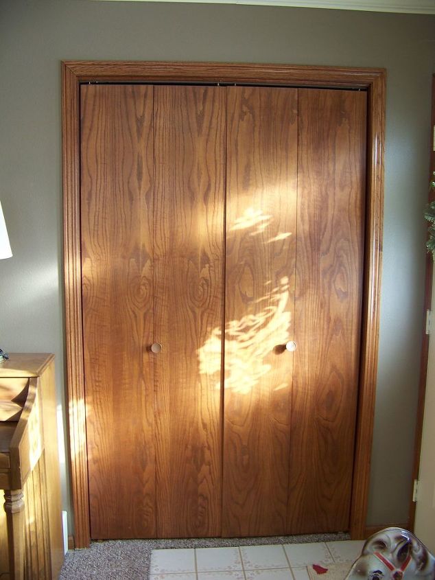 vintage locker look closet door, Our plain hollow core bifold doors