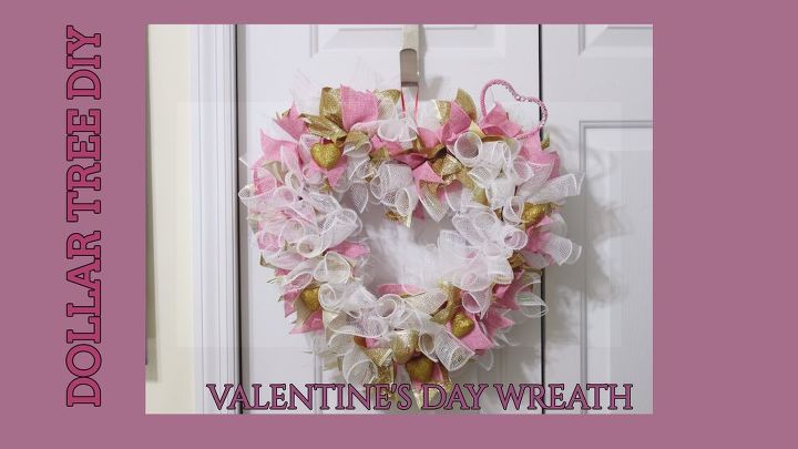 valentine s day glam deco mesh wreath