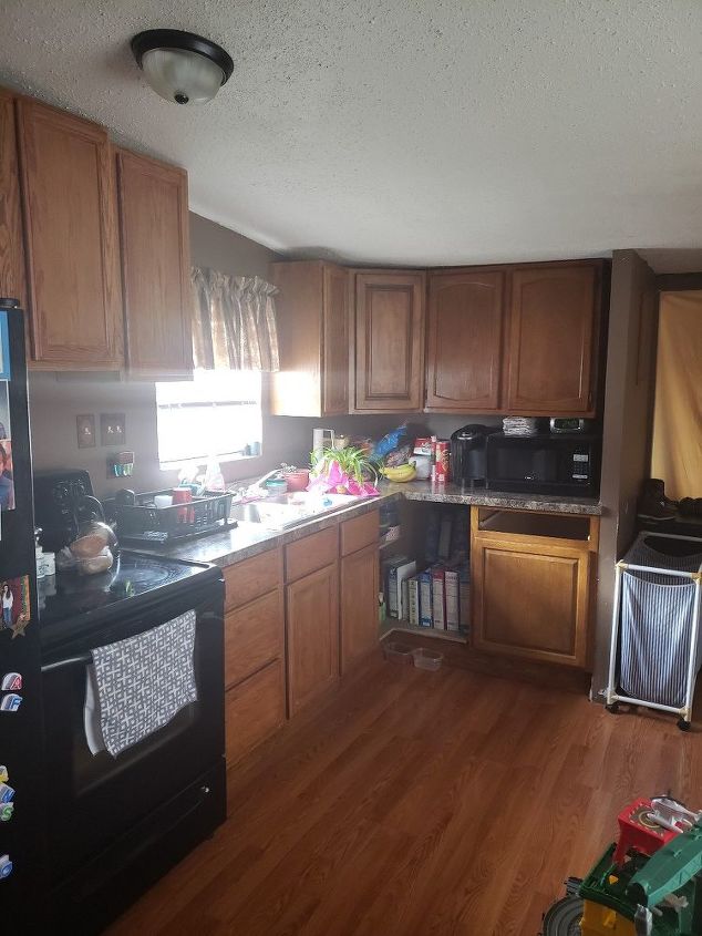 q create more storage space and fix my kitchen cabinets