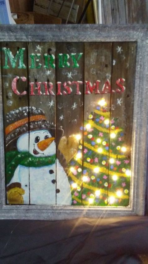cartel de navidad con el mueco de nieve revisado en diciembre de 2018
