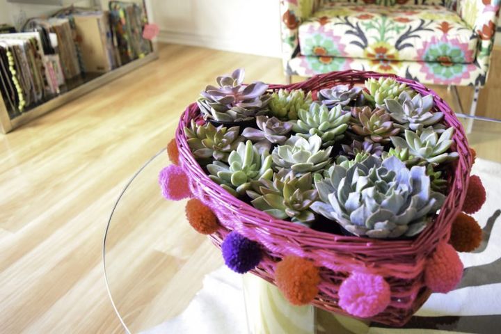 make a valentine s day heart shaped wicker basket succulent planter