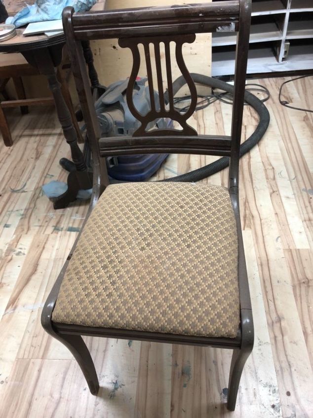 silla vintage refinada