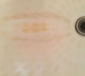 how do i remove a stain from a claw foot tub