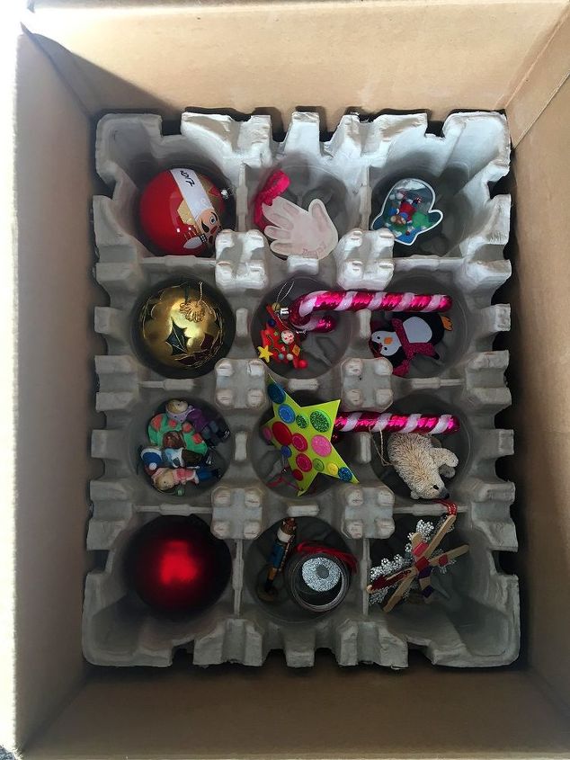 wine box ornament storage