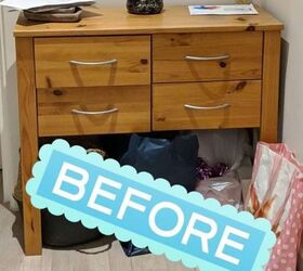 adding personally with upcycling, Old ugly side table Before