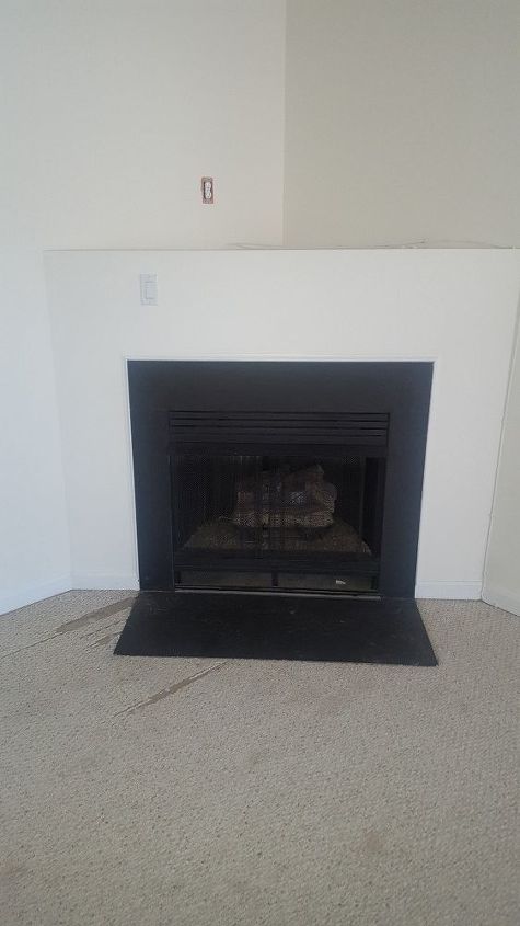 how should i tile the drywall around my fireplace