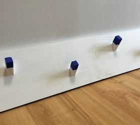 Hat Rack Made From Scrap Wood