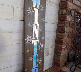 diy winter wall sign winter decor with the help of a cricut