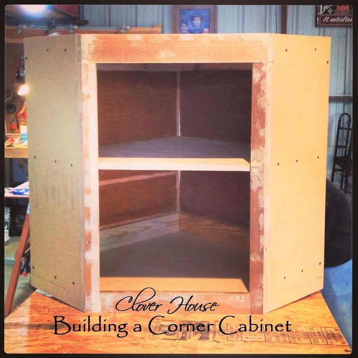 building a kitchen corner cabinet