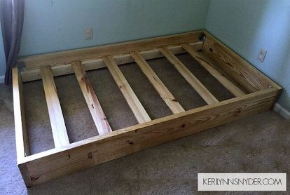 How To Build Your Own Bed Frame Hometalk, Build Your Own Bed Frame