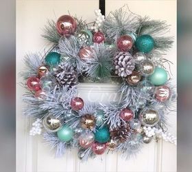 17 gorgeous diy christmas wreath ideas you ll love, DIY Christmas Wreath Clara Nicole