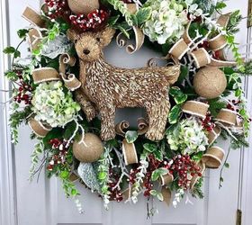 17 gorgeous diy christmas wreath ideas you ll love, Christmas Door Wreaths Nick Kreticos