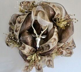 17 gorgeous diy christmas wreath ideas you ll love, Mesh Christmas Wreaths Our Crafty Mom