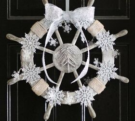 17 gorgeous diy christmas wreath ideas you ll love, Nautical Christmas Wreath Kathie Nathey