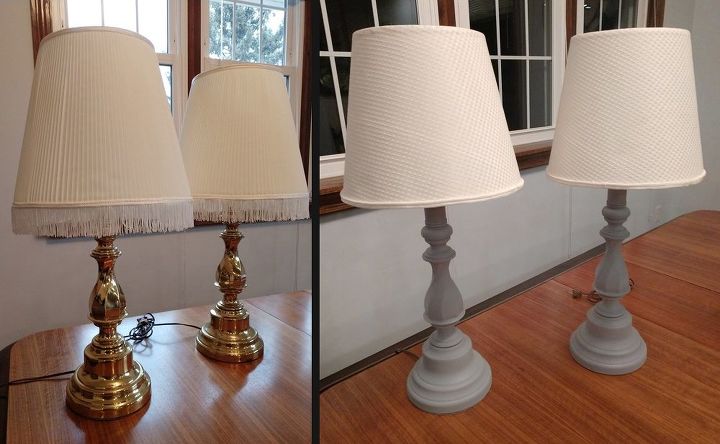 dingy dated lamps to clean modern lamps