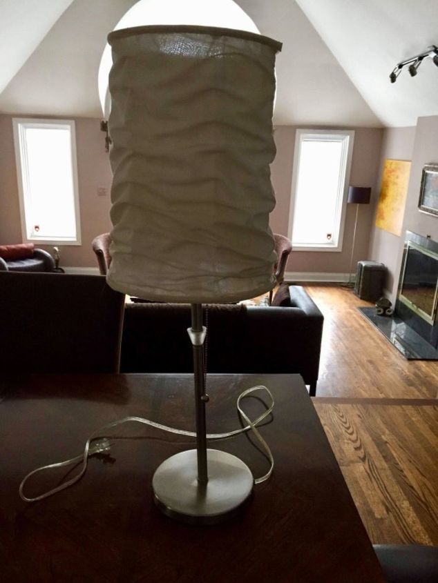 q how do you dye the fabric of a lampshade