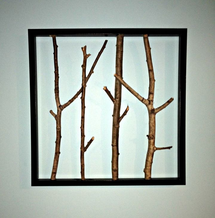 framed branch decor ideas