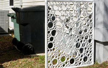 DIY PVC Pipe Privacy Screen