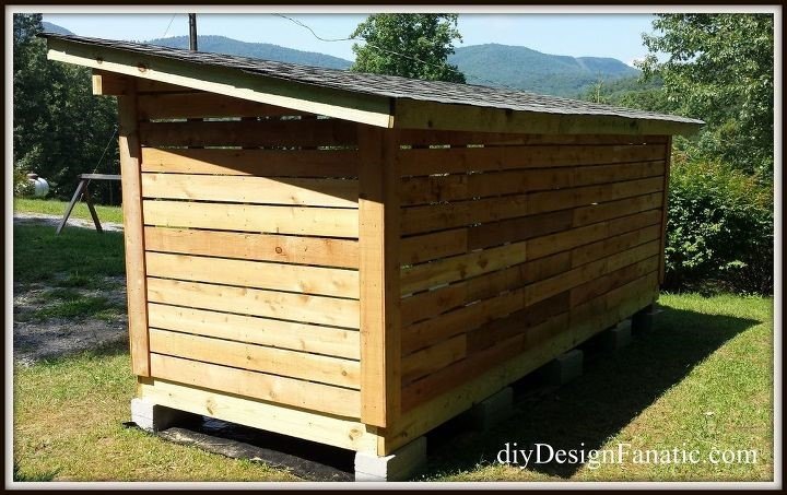 solve your storage woes by building a shed, Wood Shed DIY Design Fanatic
