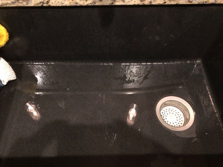 q refurbish black sink