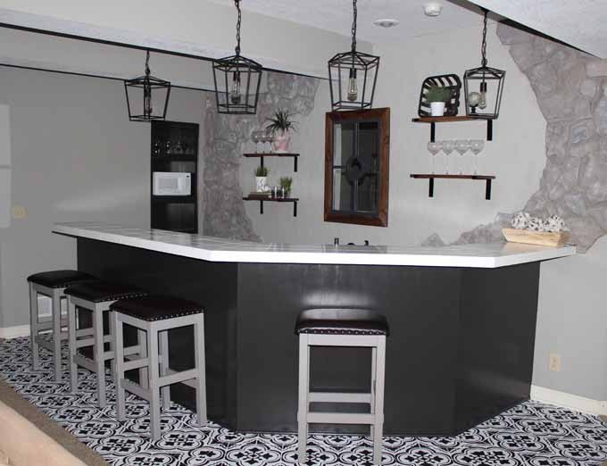 give ugly tile countertops a transformation, After