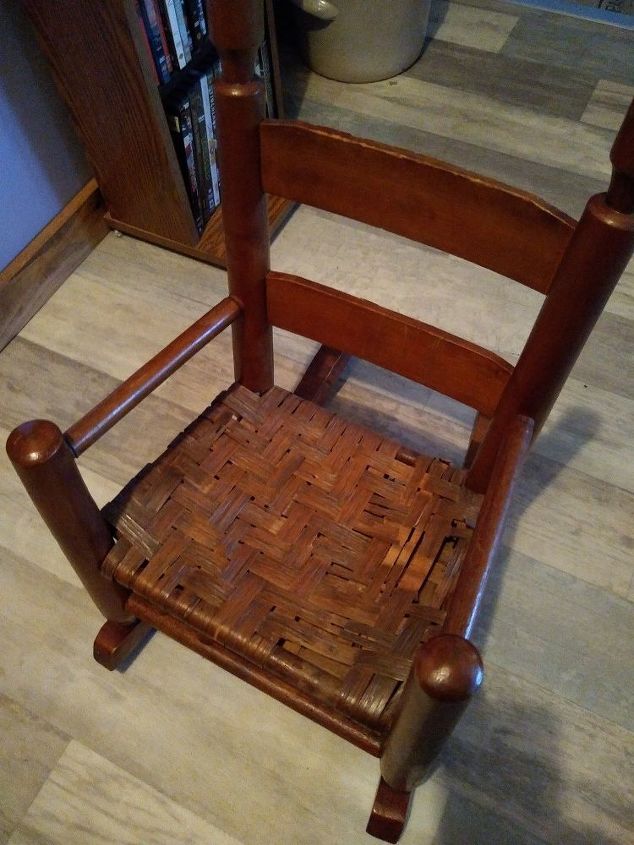 q how do i redo a bark weave bottom chair