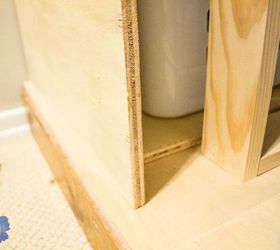 how to build a laundry basket dresser, Will move as a whole unit without hardware