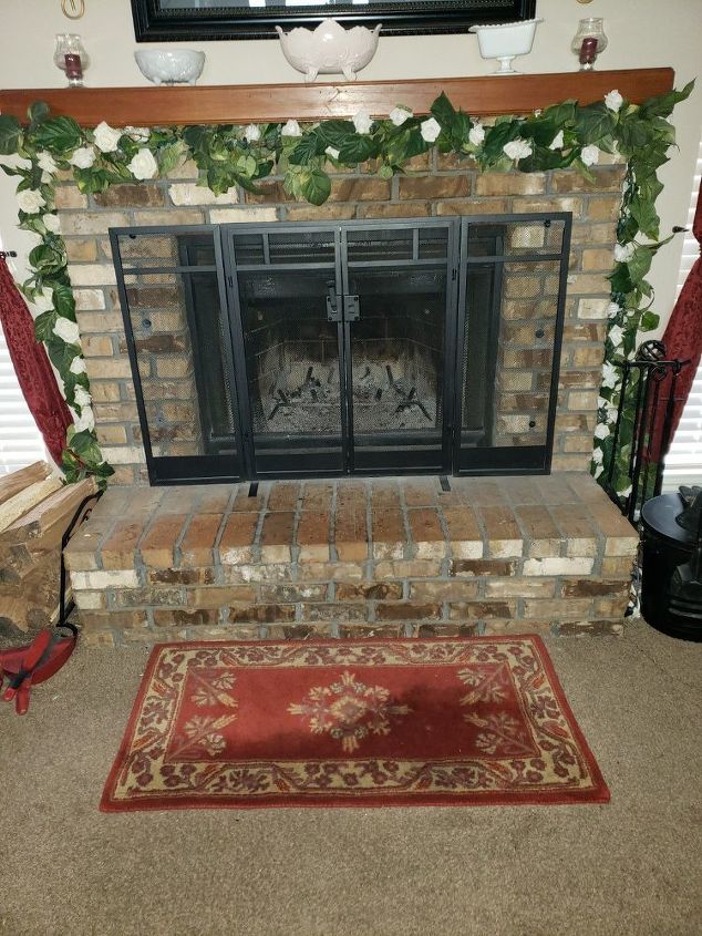 q how can i update my fireplace on a seriously limited budget