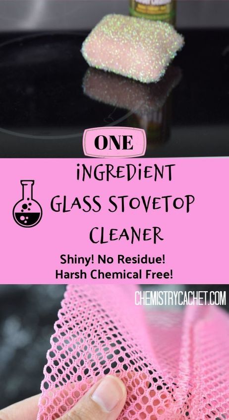 one ingredient glass stovetop cleaner harsh chemical free