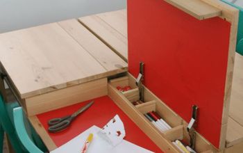 DIY Ikea Desk Hack Kids' Workstation With Hidden Storage