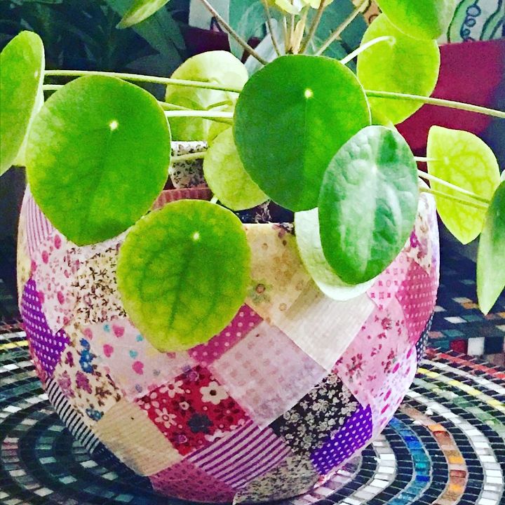 Pink Patchwork Tutorials How to Make a Pretty Pink DIY Patchwork Decoupage Plant Pot | Hometalk
