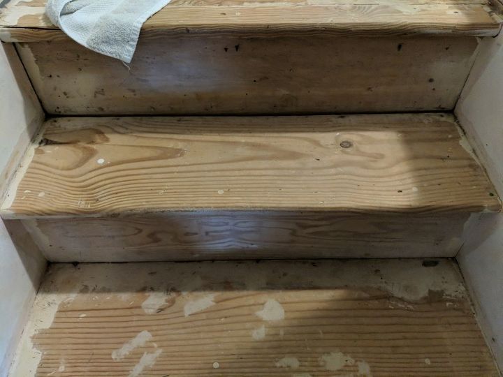 q painting stairs