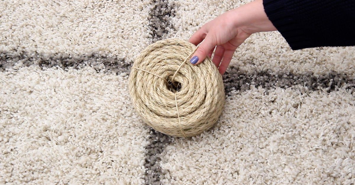 How To Make A Diy Round Rope Area Rug Hometalk