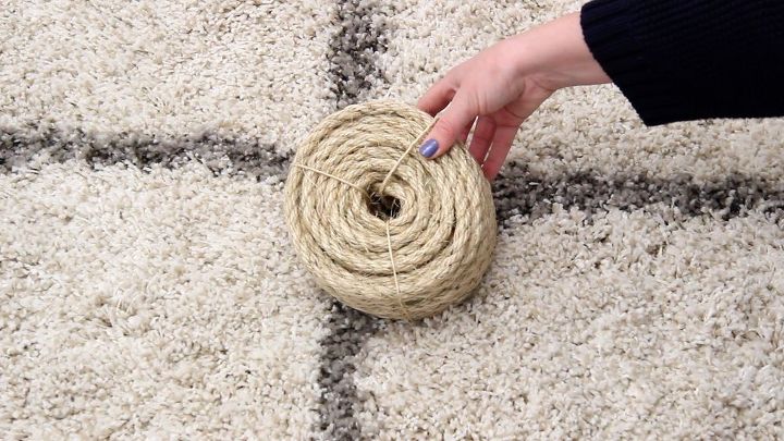 diy round rope area rug