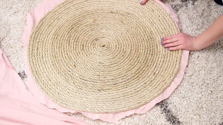 diy round rope area rug