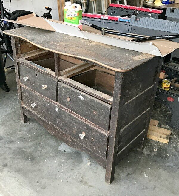 diy unfinished natural wood dresser