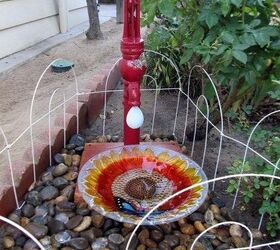15 quirky fun diy garden ideas, Vintage Water Pump Idea in the Garden Karen Nichols