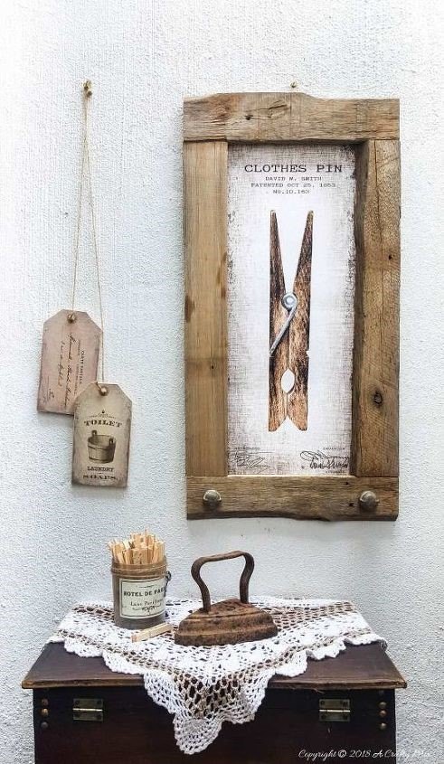 11 ways to add decor to your laundry room, Laundry Room Wall Decor A Crafty Mix Michelle