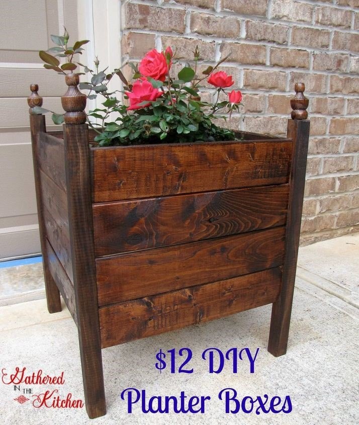 how to make a garden box for your best yard ever, DIY Planter Box Gathered in the Kitchen