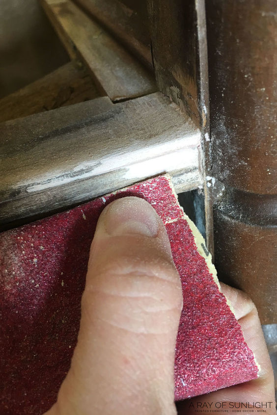 how to repair trim and details on furniture